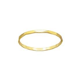 Gold Filled Hammered Stacking Ring