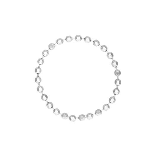 ss size6.5 1.5mm diamond cut bead chain ring