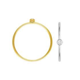 14K Lab Grown Diamond Stacking Ring
