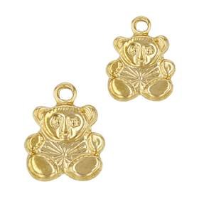 Gold Filled Teddy Bear Charm