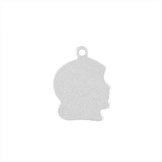 ss 13x10mm girl charm