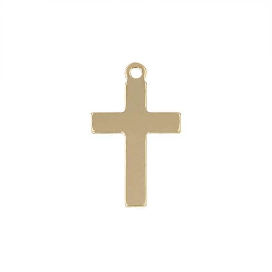 gf 16x10mm cross charm