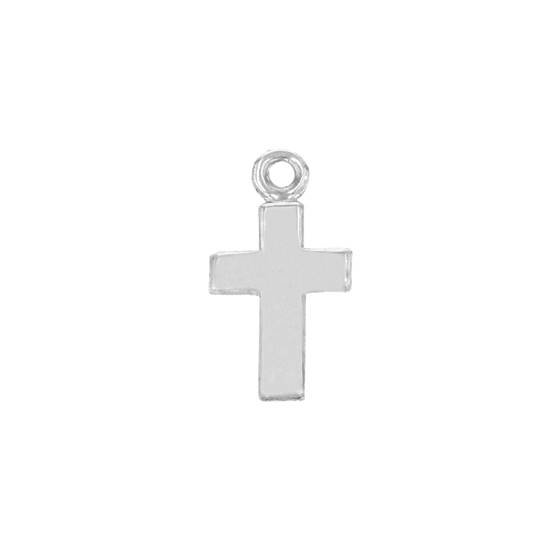 ss 12x7mm cross charm