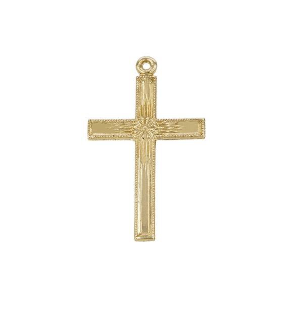 gf 33x20mm cross charm