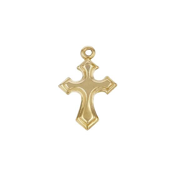 gf 16x10mm cross charm