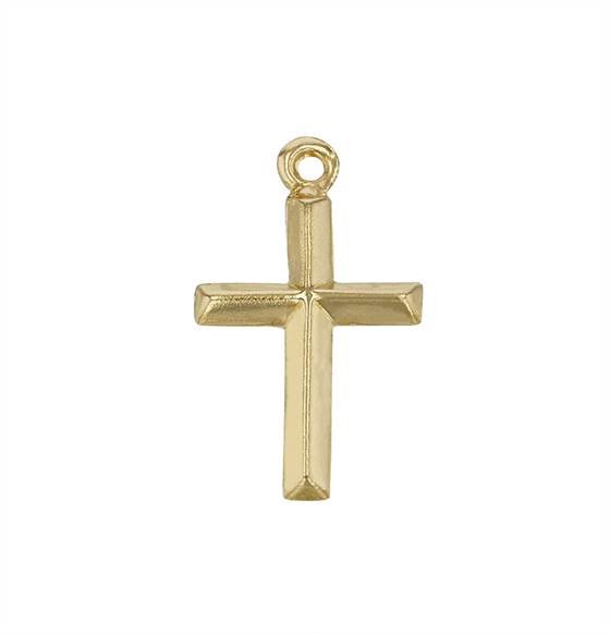 gf 17x10mm cross charm