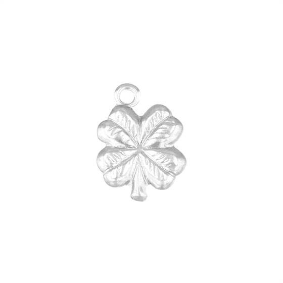 ss 13x10mm clover leaf charm