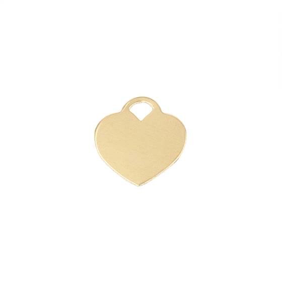 gf 12mm heart charm