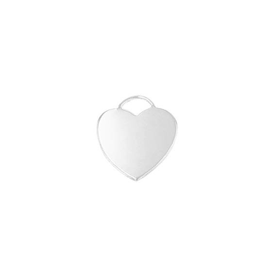 ss 14x12mm heart charm