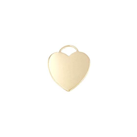 gf 18x15mm heart charm