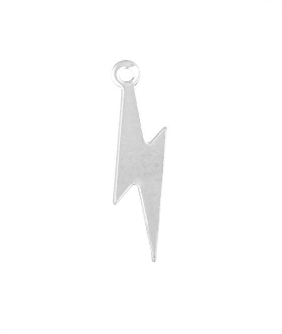 ss 18x4mm lightning charm