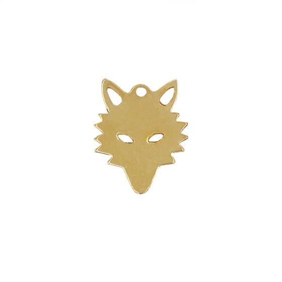 gf 13x10mm wolf charm