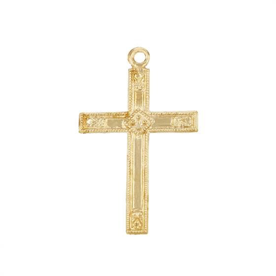 gf 38x25mm cross charm
