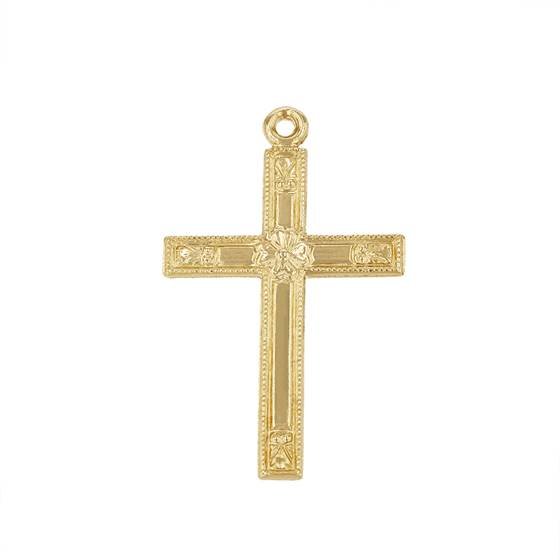 gf 38x25mm cross charm