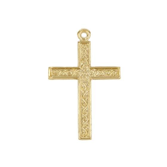 gf 38x25mm cross charm