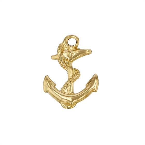 gf 14x10mm anchor charm