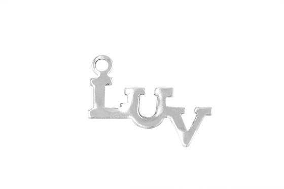 ss 15x7mm luv charm