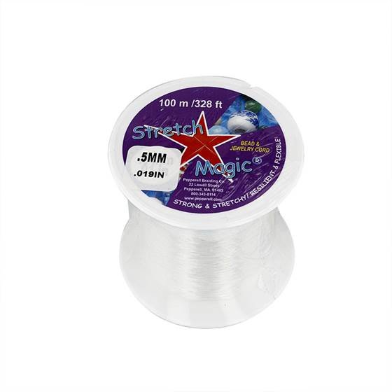 clear elastic cord 100 meter by 0.5mm