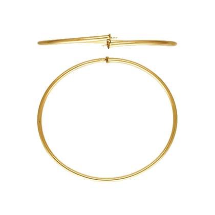 gf 7 inches 2.3mm thick flex bangle w/ 4mm cup and peg
