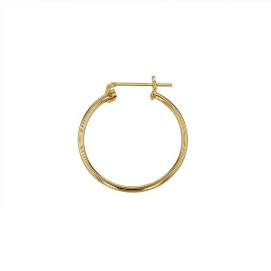 gf 10x1.3mm round click hoop earring