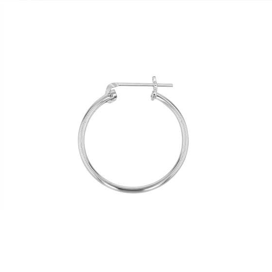 ss 10x1.3mm round click hoop earring