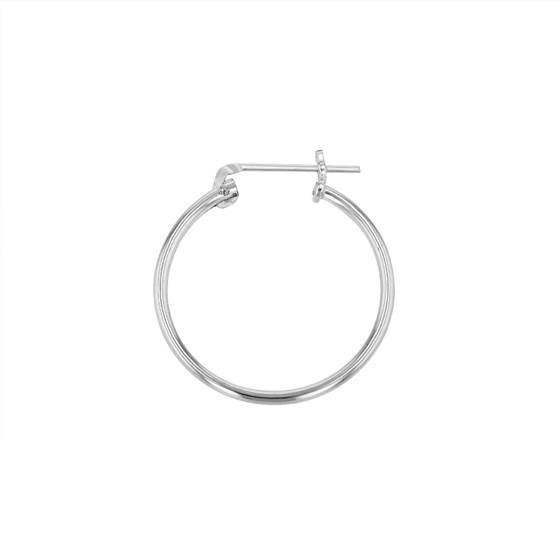 ss 12x1.3mm round click hoop earring