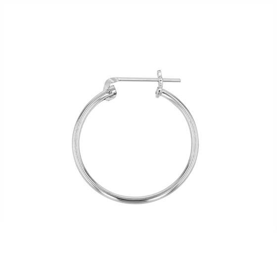 ss 14x1.3mm round click hoop earring