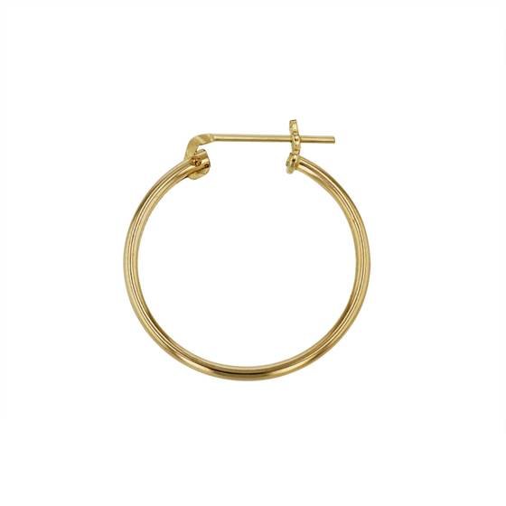 gf 18x1.3mm round click hoop earring