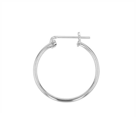 ss 18x1.3mm round click hoop earring