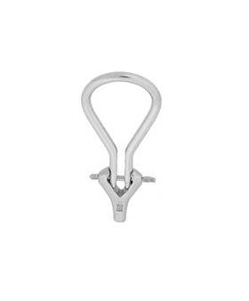 sterling silver 20mm medium omega clip