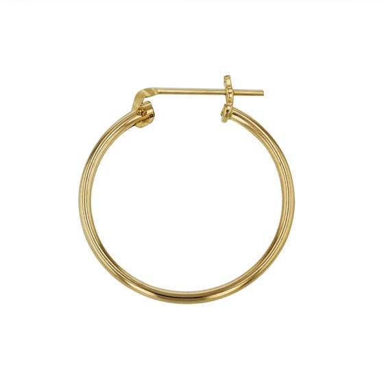 gf 24x1.3mm round click hoop earring