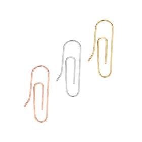 14K Paper Clip Earwire