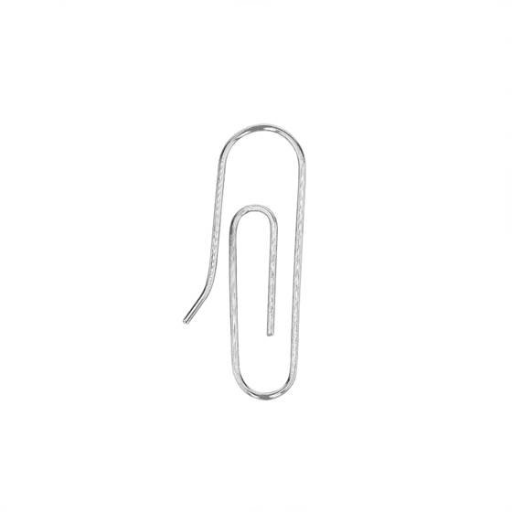 14kw 25x6mm paper clip earwire earring