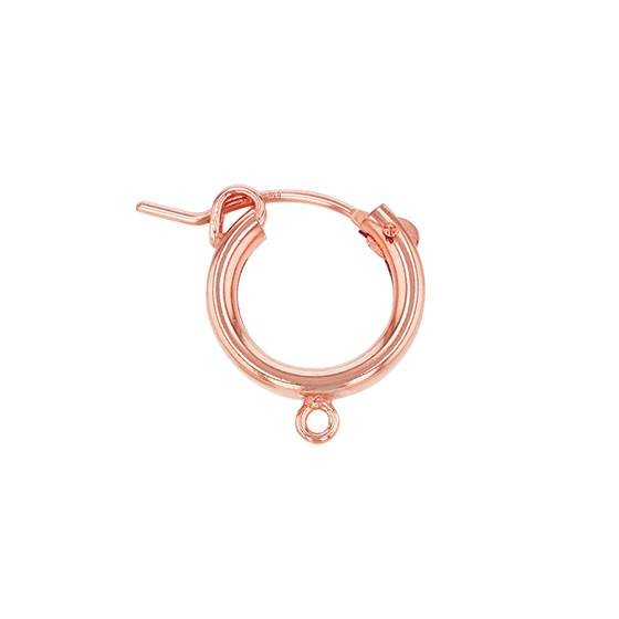 r- gf 13x2mm hoop flex earring with 1 ring