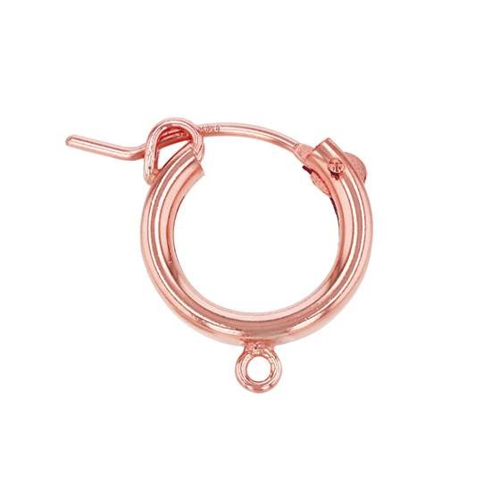 r- gf 18x2mm hoop flex earring with 1 ring