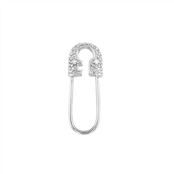 14kw 20x6mm 4dia.01cts diamond safety pin