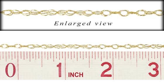 gf 3.75mm chain width triangle wire rope chain