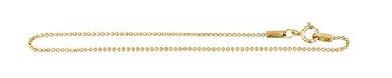 Gold Filled Ball Chain Bracelet With Springring Clasp
