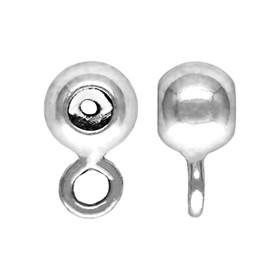 Sterling Silver Smart Bead With 0.5 Silicon Hole And Closed Jumpring