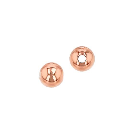 14K Ball Round Bead 0.80mm Hole