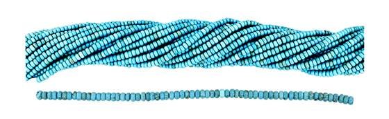 2x4mm roundel roundel dyed magnasite beads