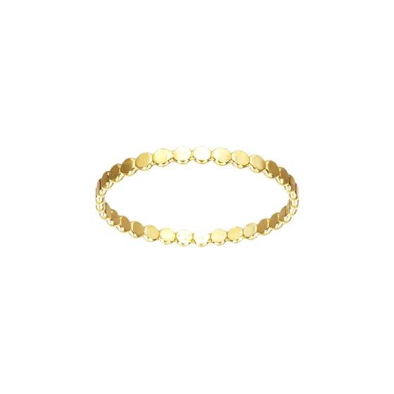 gf size8 flat beaded ring