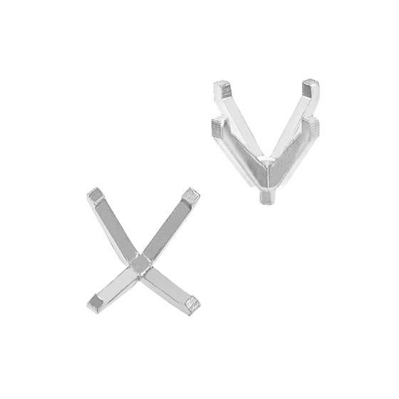 14kw 5x3.3mm oval 4 prongs setting with peg