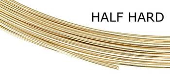 Jewelry Wire - 18 Gauge Round 14K Yellow Gold 1.0MM - 1 ft. Pkg.