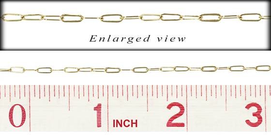 18ky 2.0mm chain width flat elongated chain