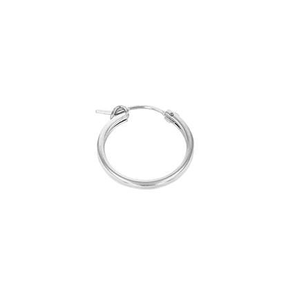 ss 12x2mm hoop flex earring