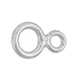 Sterling Silver Ring Chain Tag