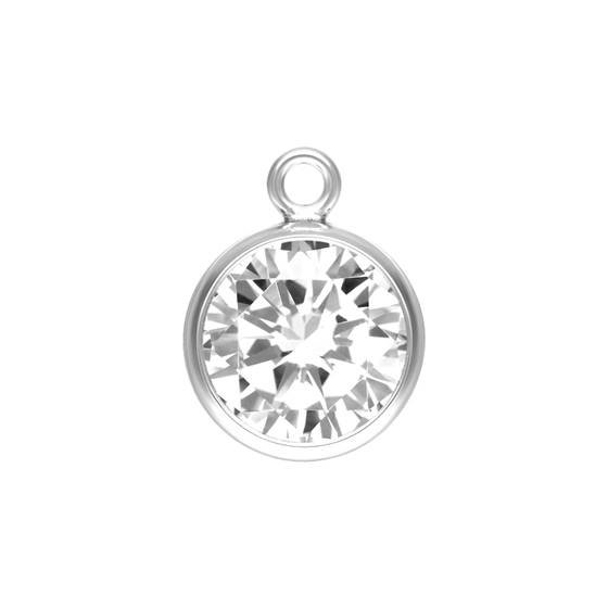 ss 6mm cubic zirconia bezel drop
