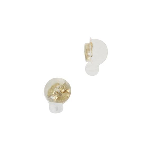 14ky 6mm 0.5-0.85mm hole silicon dangle earring back