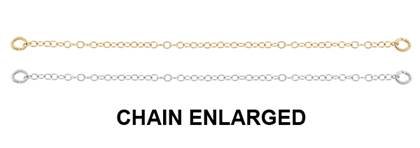 Gold Filled 1.14mm Width Cable Safety Chain